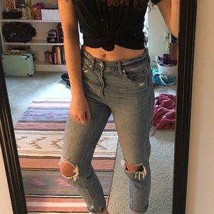 American eagle mom jeans.